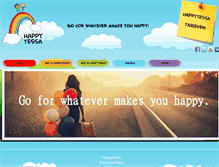 Tablet Screenshot of happytessa.com